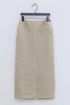 SWAYING/KNIT linen straight skirt SW23AW3B18 linen
